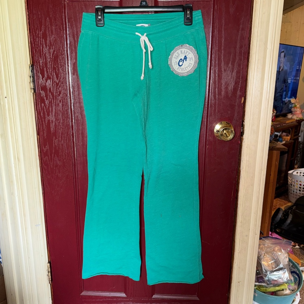 Old Navy Teal Drawstring Waist Sweatpants